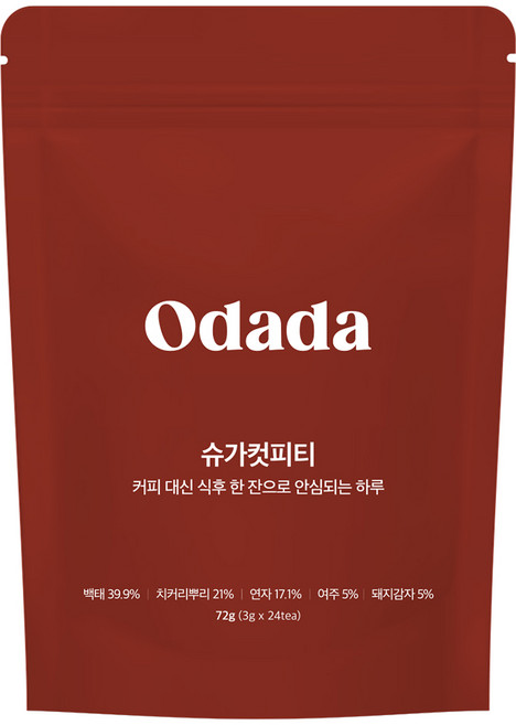 [공식몰] 오다다 슈가컷피티 1세트, 3g, 24개입, 1개