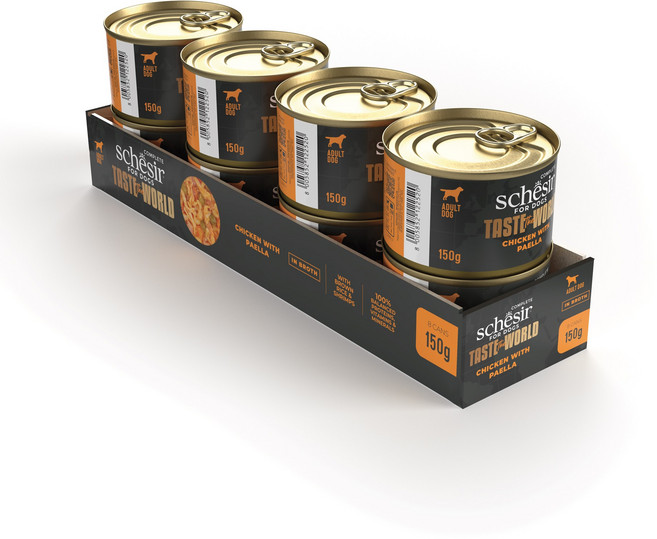 쉐지애 테이스트더월드 강아지 브로스 주식캔 닭 빠에야 150g 8개, 1개