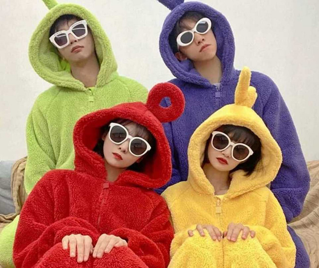 해달별 텔레토비 시나모롤 마이멜로디 인형옷 코스프레 잠옷