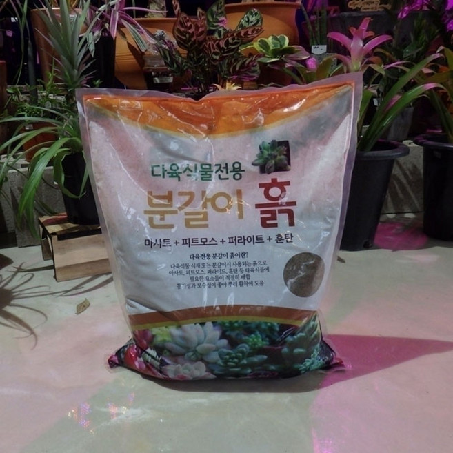 한성 묵직한 선인장/다육이 전용 분갈이 흙 약 10Kg, 1개