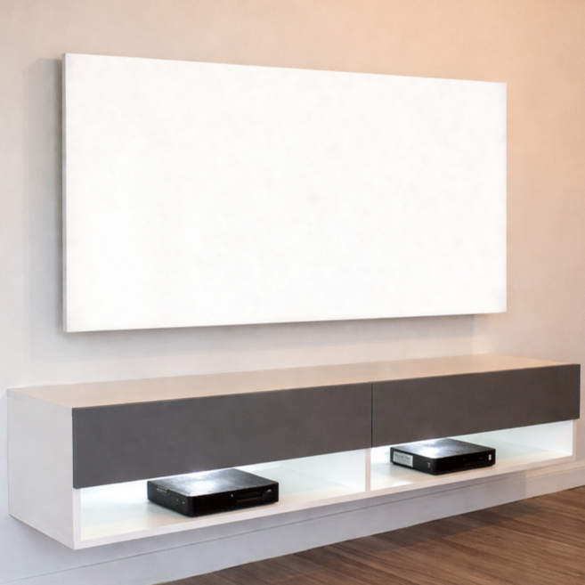 올라잇 모던 밴딩 티비커버, 1개, 화이트