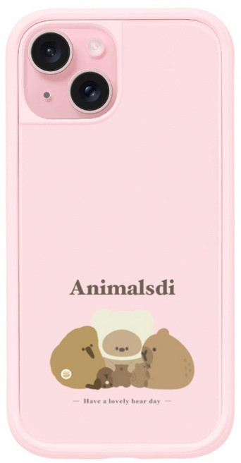 COMPLE MagSafe感應式卡槽防摔殼_悠遊卡手機殼 x 磁吸無線充電 For iPhone（擠擠小動物）