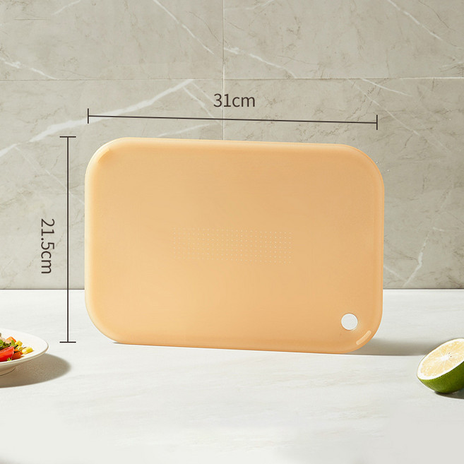 러브심플 은이온항균도마 항균도마세트, 옐로우, 1개