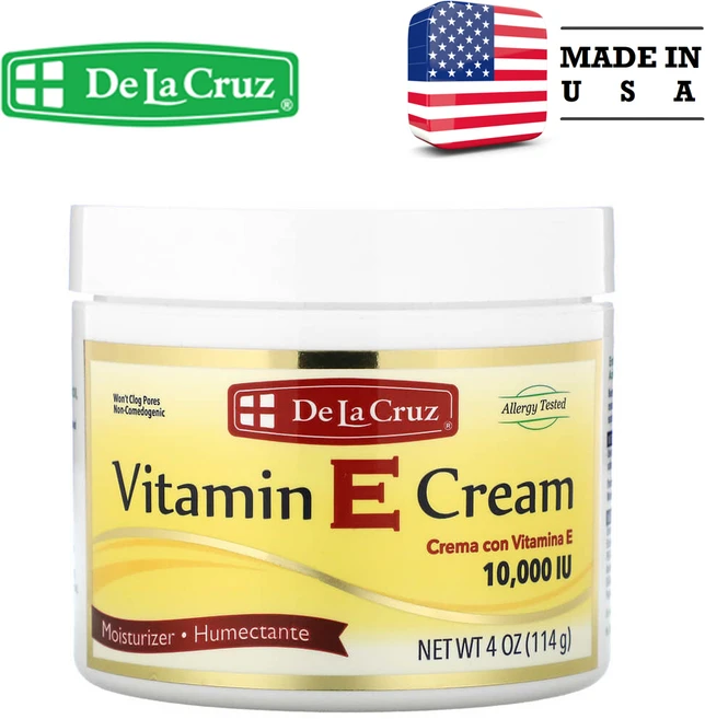 De La Cruz 비타민 E 크림 10 000IU 114g (4oz), 1개 - 쿠팡