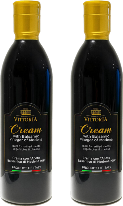 빌라비토리아 IGP 모데나 무과당시럽 발사믹 크림(배합비율 95%), 2개, 500ml