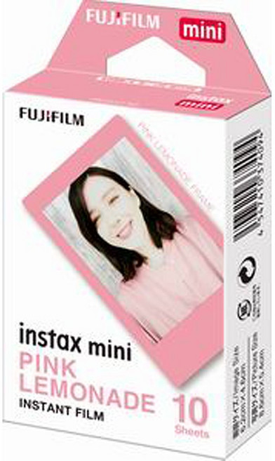 FUJIFILM instax mini 拍立得底片, 1個, 粉邊
