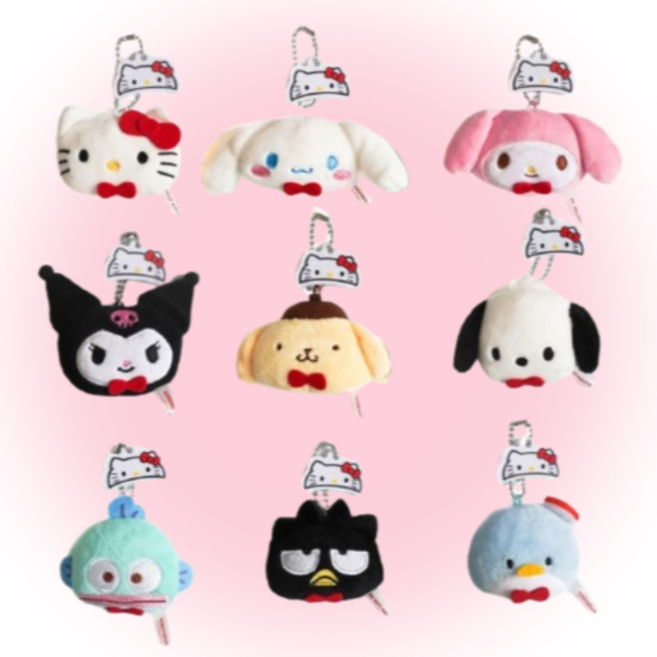 [일본정품]산리오 헬로키티 50주년 마스코트 인형볼체인 9종, 1개