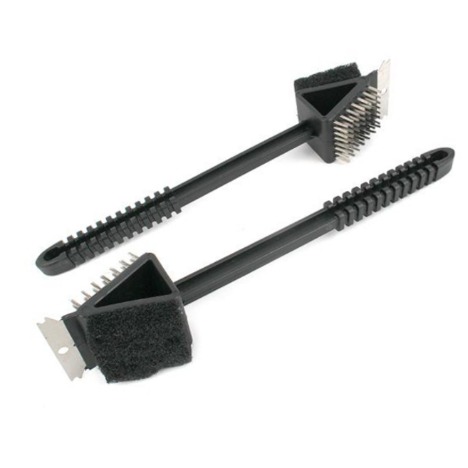 상도일 캠핑용 3in1 청소솔 바베큐 그릴 청소 브러쉬, 본상품, 1개