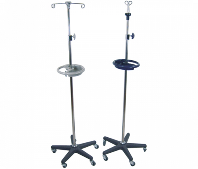 지엠 링거폴대 이동식 5발 IC-715, GM IC-715 링겔대 5발 수납형 링거폴대 POLE, 1개