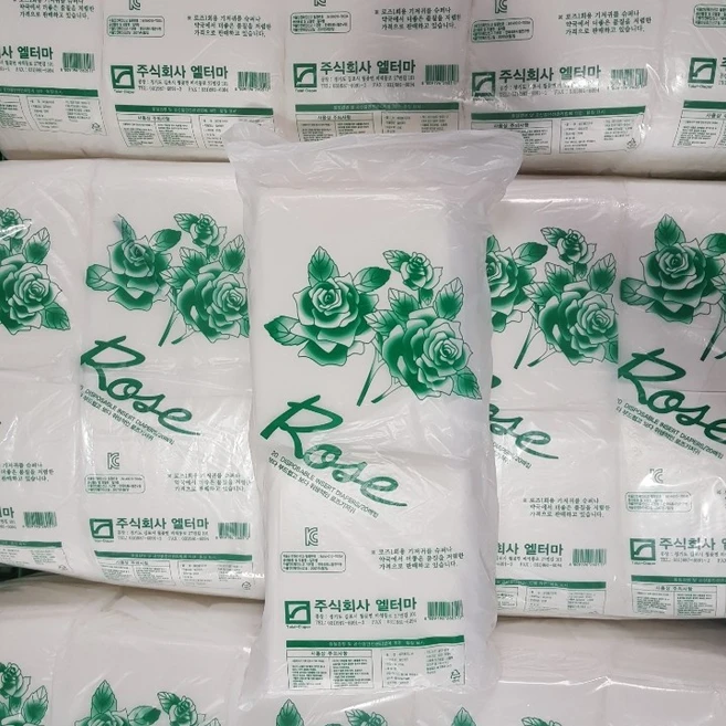 로즈 일자형 성인용 기저귀 산모용패드 100매, FREE(onesize), 20개입, 5개 - 쿠팡