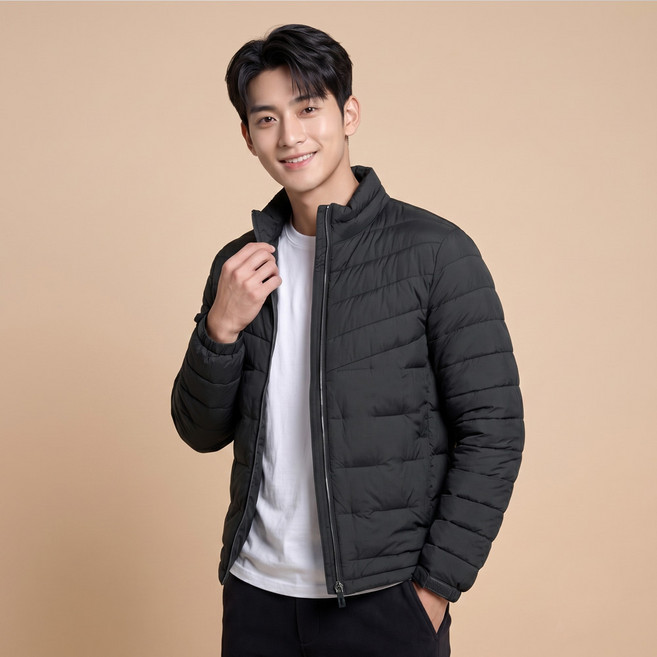 7위 - [김영주스포츠] 남성 겨울 웰론 경량 패딩 자켓_핫윈터 프리미엄 나일론 패딩 점퍼 / 빅사이즈 / 스포츠 아