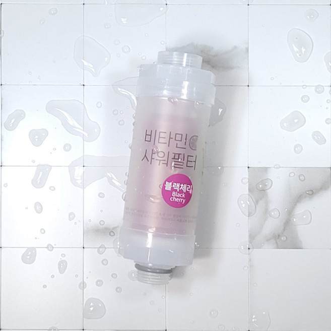 X100 피부 비타민 샤워필터 여행용 수돗물 녹물제거 염소 완벽 제거 아로마 힐링 민감성 피부용 휴대용 비타민필터 국내최대 향 종류, 1개, 블랙체리