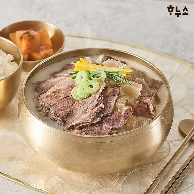 하누소 한우사골 보양곰탕 3팩/ 5팩/ 8팩/ 10팩, 10개, 700g