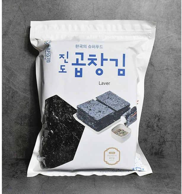 진도군수협 국산 햇곱창김 50매 2025년산 진도곱창돌김, 1개, 180g