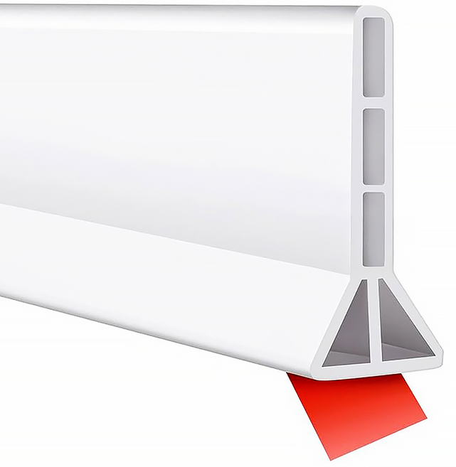 잔대리 10cm 화장실 세면대 물막이 워터가드, 100cm, 화이트, 1개