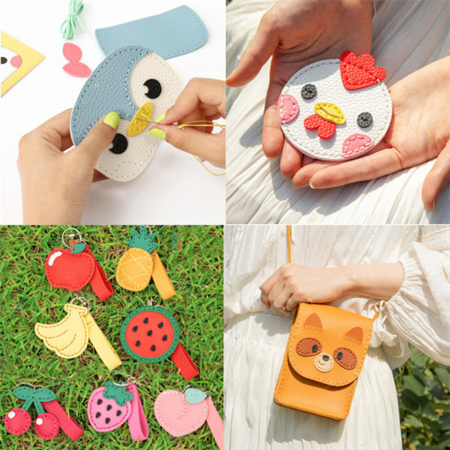 (핸즈스토어) 가죽으로 만드는 나만의 DIY, 가죽 과일 열쇠고리 만들기, 가죽 과일 열쇠고리 - 파인애플