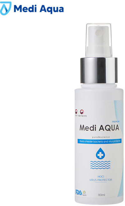 메디아쿠아 프리미엄 살균제/소독제, 1개, 80ml
