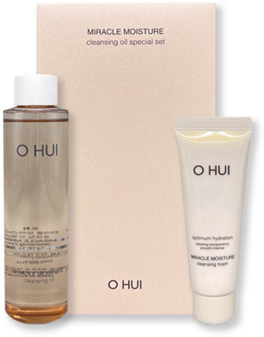 오휘 미라클 모이스처 클렌징 오일 세트, 1개, 150ml