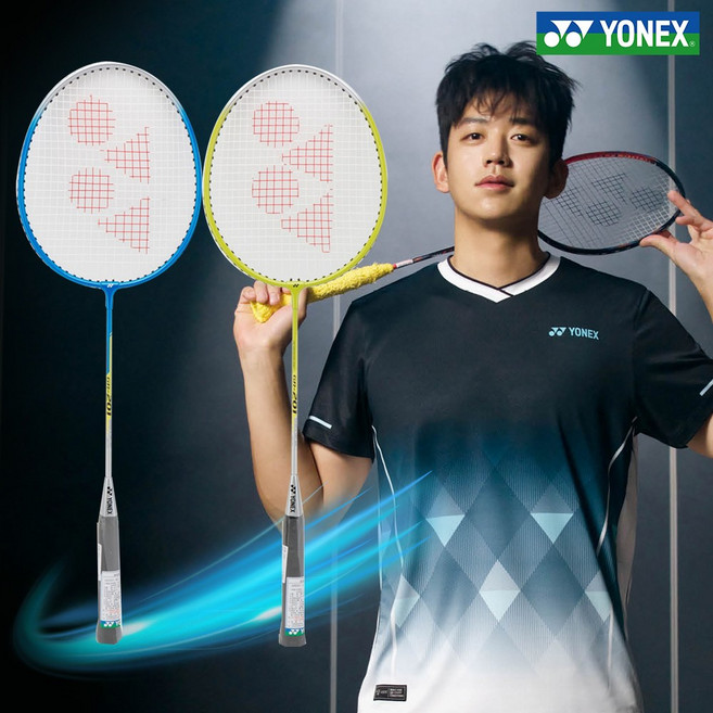 요넥스 1+1 GR201 배드민턴 라켓 헤드커버증정 블루 or 라임, 1세트, GR-201, 라임+라임