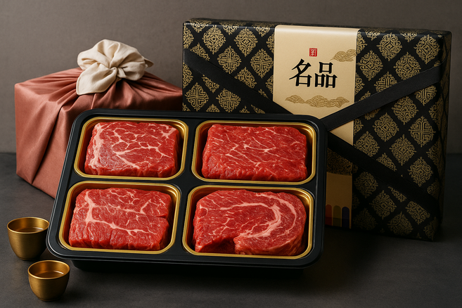 [계절향연] 국내산 1++ 한우선물세트 등심+채끝+갈비살+특수 1KG, 1세트