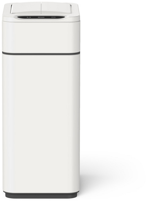 다룸 스마트 자동센서 스테인리스 휴지통 10L, 화이트, 1개