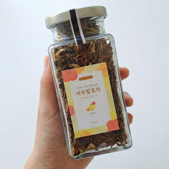 산청 지리산 발효여주차 250ml 50회분 꽃차 비염차 인슐린 당뇨차 기관지차 국내산 명품 선물용꽃차 알레르기차 스승의날 어버이날, 발효여주차1병 (250ml)