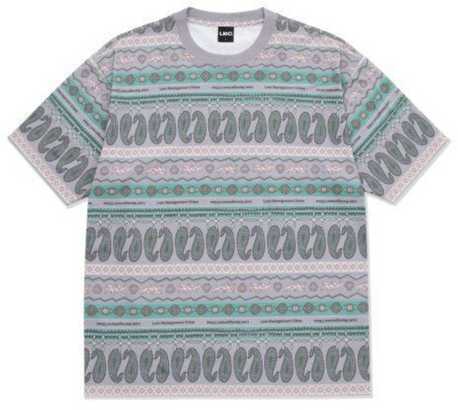 엘엠씨엘엠씨ETHNIC PAISLEY STRIPE TEE green