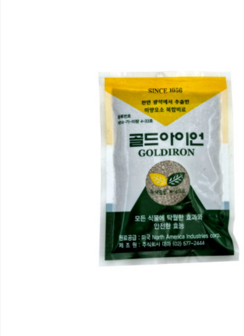 [우야플랜트샵] 골드아이언 미량요소 복합비료 알맹이비료 120g, 5개