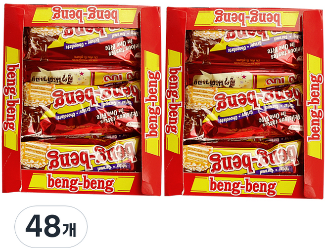 벵벵 초코바 초코맛, 48개, 22g