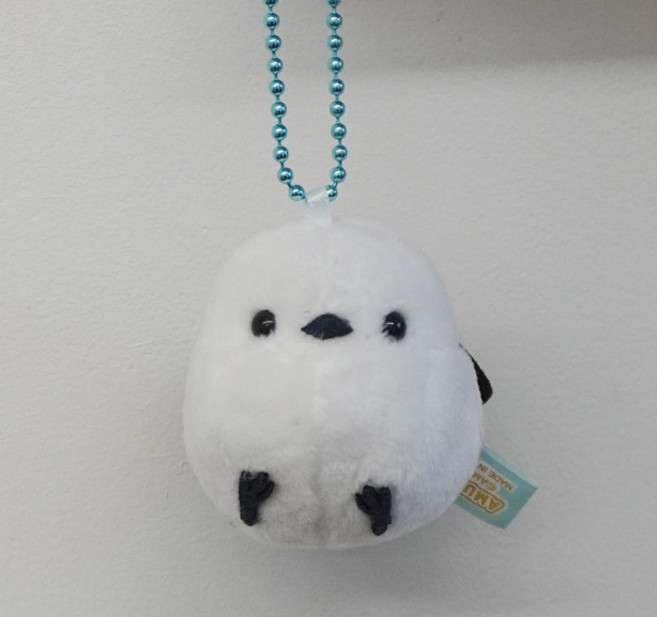 SANS 오목눈이 병아리 뱁새 새 인형 키링 3종, 오목눈이키링, 1개