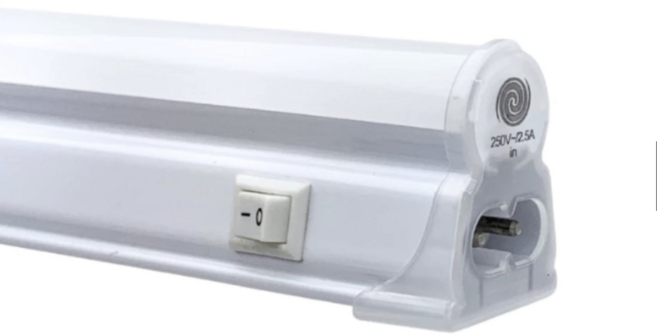 舞光 LED T5 一體式附開關支架燈 層板燈 插頭線, 中性白光, 1個