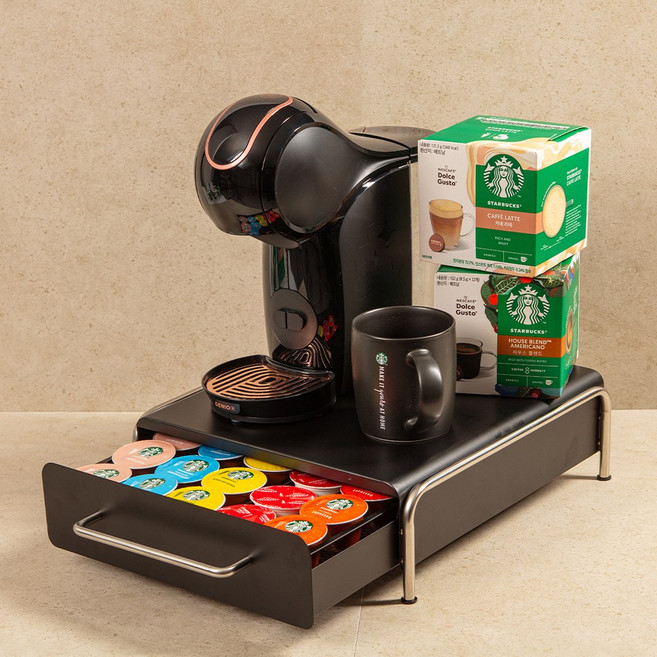 비네 돌체구스토 캡슐커피 보관함 미오 M1 블랙, 1개