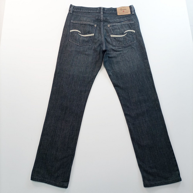 리바이스 청바지 사이즈32 슬림 워싱 빈티지 데님팬츠