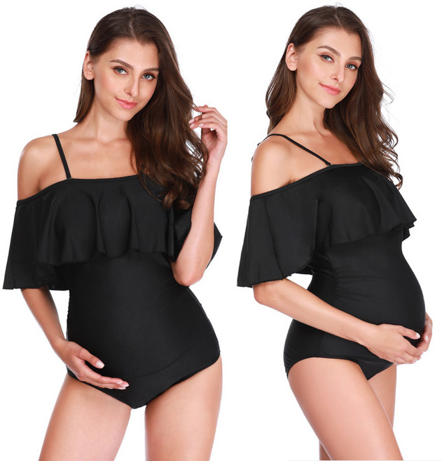 리틀오즈 임산부 체형커버 원피스 수영복