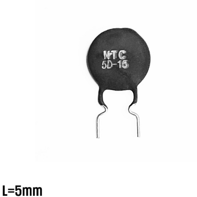 NTC 파워써미스터 NTC-5D-15 온도퓨즈 온도휴즈 5mm, 1개