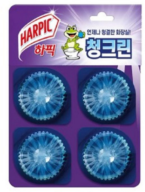 뱅 청크린 4P 변기세정제 화장실청크린탈취변기청소세, 1개