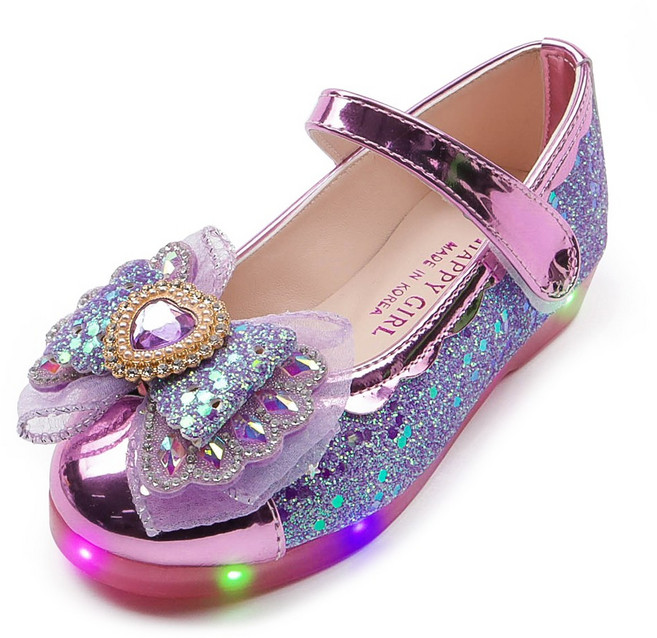 풋풋 라일라 프린세스 LED 구두 라이팅구두 발광구두 여아구두 봄구두 가을구두 신학기구두 공주구두 메리제인구두