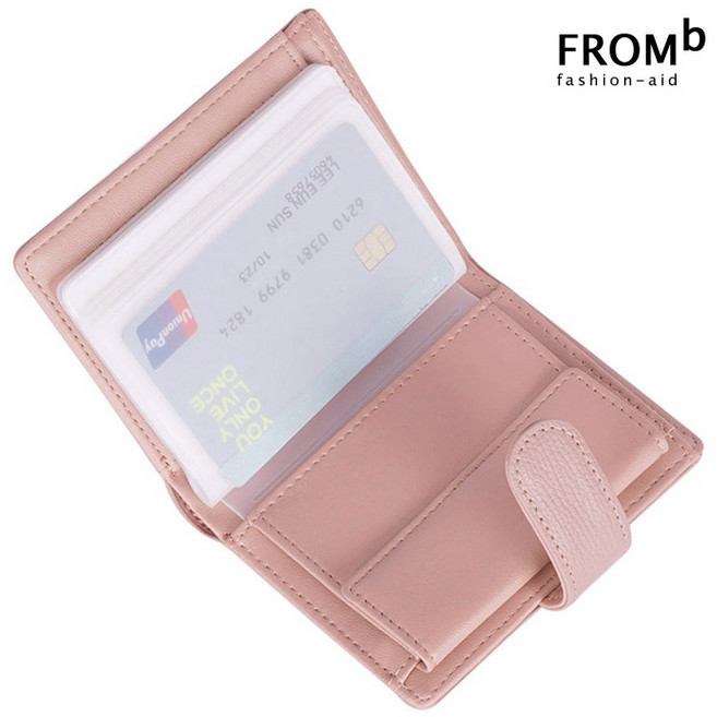 프롬비 리얼소가죽 여성지갑 알라인 여자카드지갑
