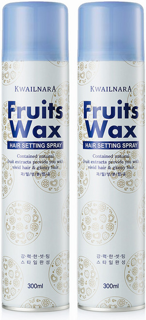 [과일나라] 후르츠왁스헤어스프레이 300ml, 2개