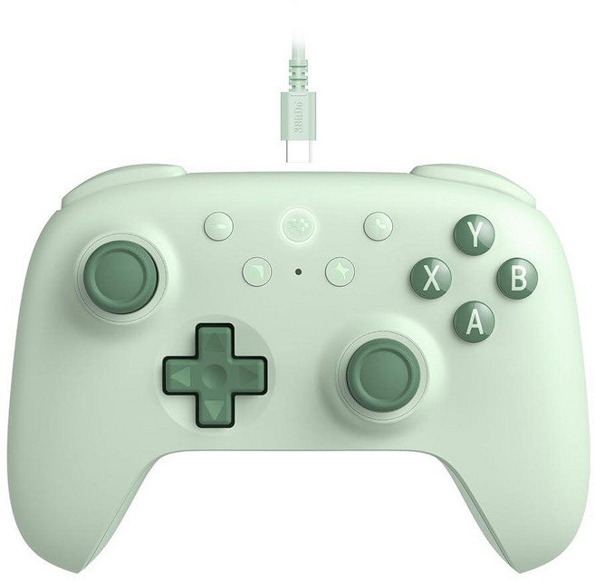 8BitDo Ultimate 2C Wired Controller for Windows PC and Android with 1000Hz Polling Rate Hall Eff, Ultimate 2C_Green, Green, 초록색