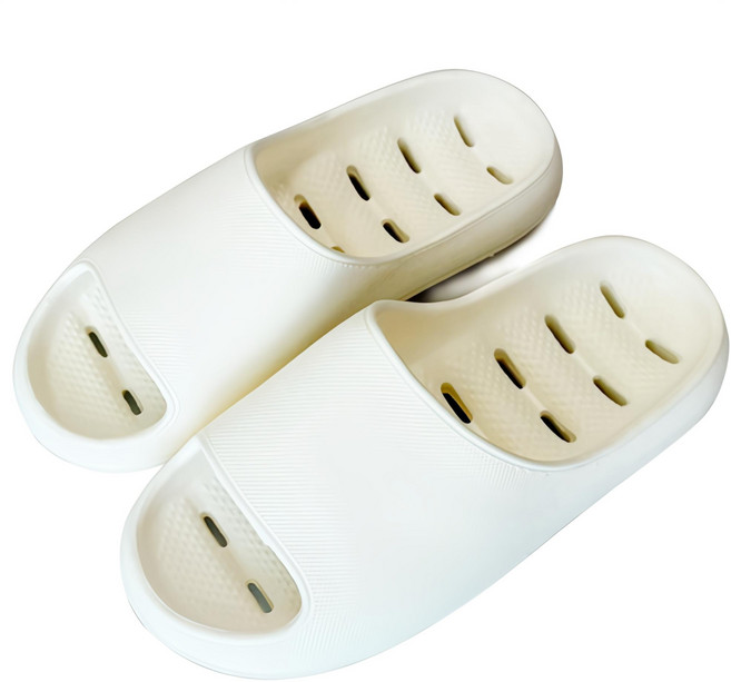 글랑앤 미끄럼방지 욕실화 실내화 남성용, 아이보리, 1개