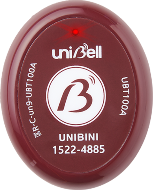 유니벨 무선 호출벨 UBT-100A (호출벨 단품), 1개