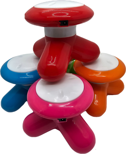 타이문어 휴대용 진동 지압 안마기 (건전지 포함), 1개