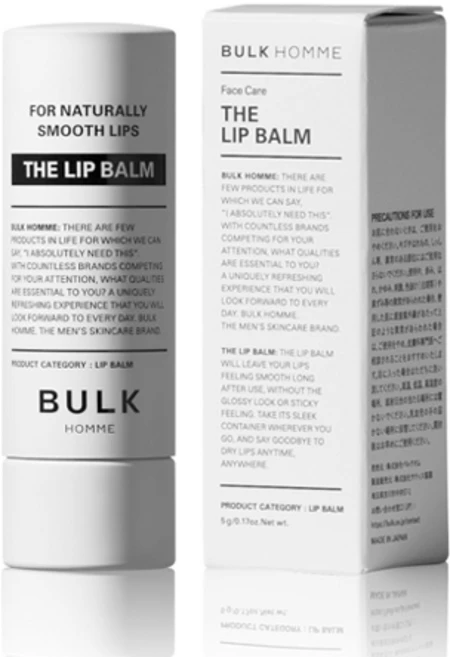 BULK HOMME 바르크옴 THE LIP BALM 고보습 립밤 (남성용), 1개, 5g - 쿠팡