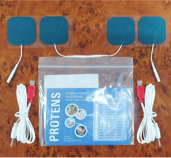 히미나 저주파패드세트(패드4장+케이블2개)1세트, 히미나 저주파패드세트(패드4장+케이블2개)1셑트