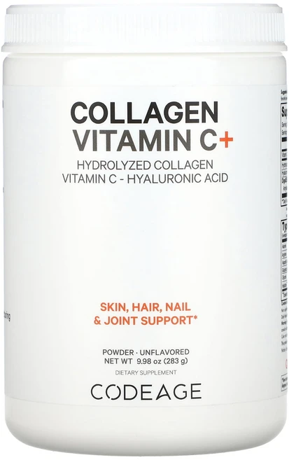 Codeage 콜라겐 비타민C + 분말 무맛 283g(9.98oz), Codeage콜라겐비타민C분말무맛283g998oz, 283g, 1개 - 쿠팡