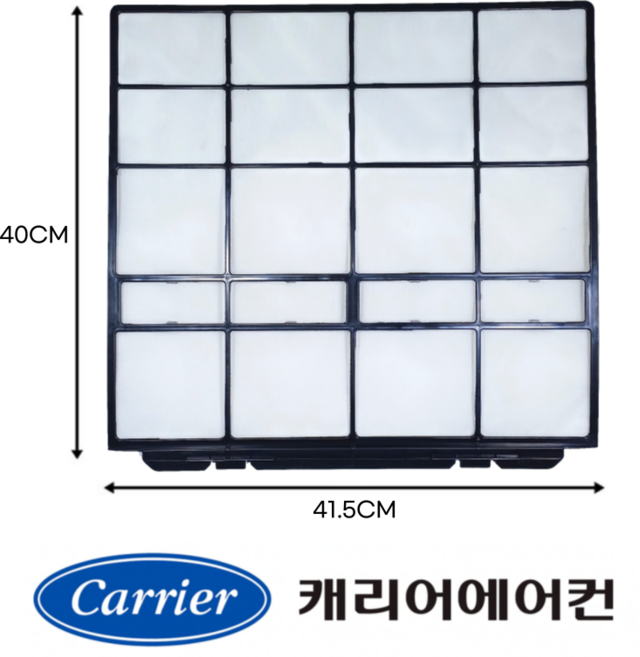 [정품] 캐리어에어컨필터 벽걸이 CSV-Q135BI CSV-Q165BI CSV-Q097AI CSV-Q117AI ARQ09VAI ARQ11VAI ARQ13VBI ARQ16VBI, 1개, 프리필터 (80358 80351)