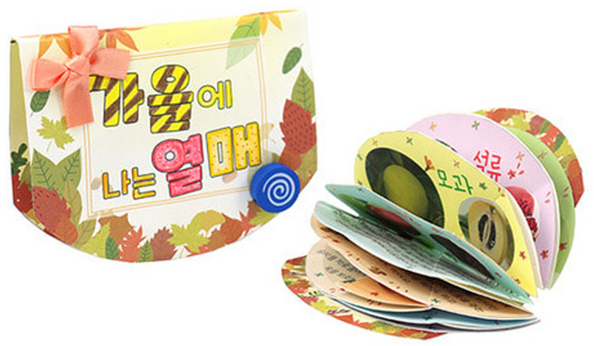 [과학쌤이오] 홈스쿨 가을열매 북아트(4개) KY2078-4