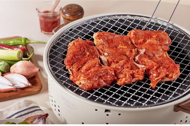 아임큐 원닭 닭갈비 500g 숯불닭갈비 닭가슴살 없는 국내산 닭다리살 춘천식닭갈비, 매콤500g