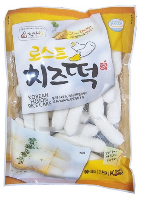 떡안애 로스트 치즈떡, 1kg, 1개